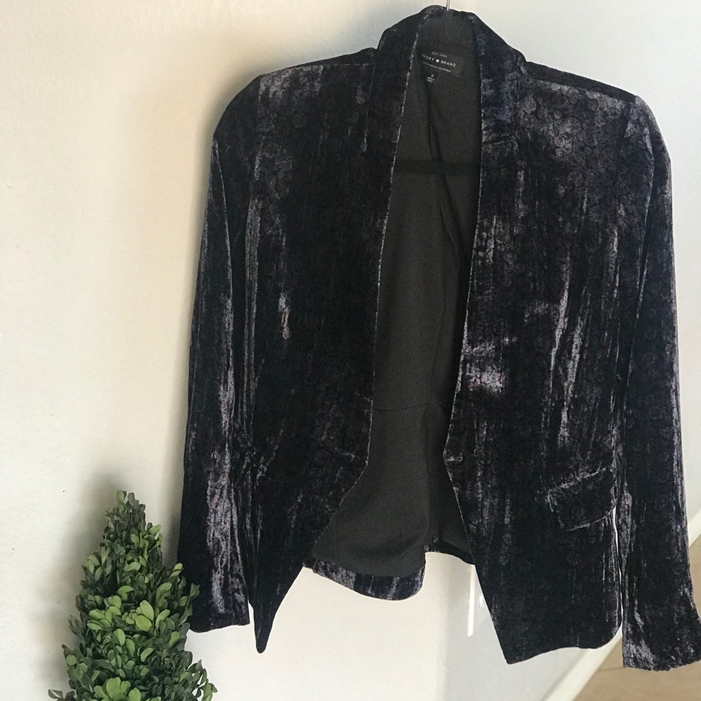 Velvet blazer
